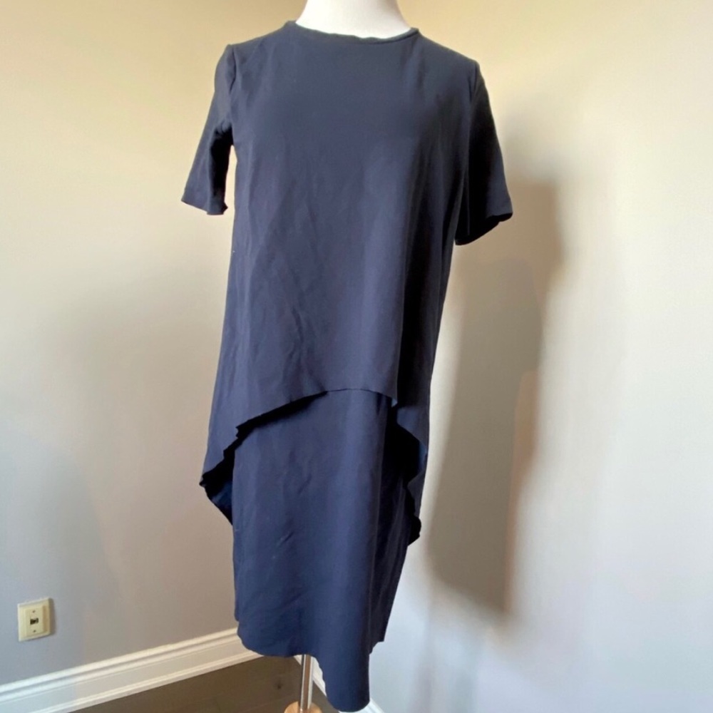 COS light pink double skirted dress, fits XS to M